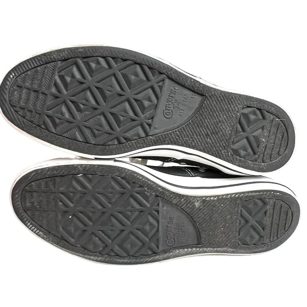 Converse All Star Black & White Canvas Low-Top CVO Ox Unisex Sneakers Size 11